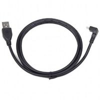 Cable Micro USB2.0,  Micro B - AM, 1.8 m,  Cablexpert, 90 degree bent connector, CCP-mUSB2-AMBM90-6