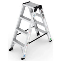 Scară Cagsan EVR-PRO4 dubla aluminum, 2x4 trepte, H=1.1m, sarcina max.150kg