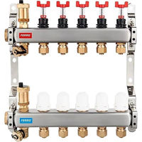 Запорная арматура Ferro Set Distribuitor SN-RZP06S 1" x 6 iesiri debitmetre
