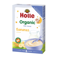 Каша органическая Holle из спельты пшеницы с молоком и бананами (6+ мес.), 250 г