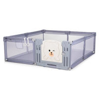 Манеж Chipolino KOIAM0251GY Amico 180/200cm, with door, grey