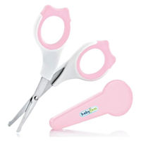 Set pentru îngrijirea bebeluşului BabyJem 520 Foarfece pentru copii cu protectie Roz