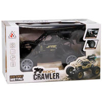 Радиоуправляемая игрушка New World 2096 Машина Rock Crawler с аккумулятором (свет, спрей), черная, 782034