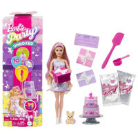 Кукла Barbie JFG70 Set de joacă Barbie Ziua de naștere a animalului de companie