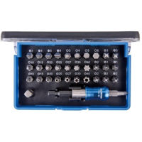 Набор головок, бит, насадок King Tony 1032CQ01 вставки (биты) 1/4" в ассорт. с рукояткой, 32 пр.
