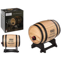 Бочка для вина Promstore 55789 Butoi de vin 5.5l, 27x25x22cm, pe suport, lemn
