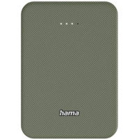 Аккумулятор внешний USB (Powerbank) Hama 201713 Colour 10 Power Pack, 10000 mAh, 2 Outputs: USB-C, USB-A, green