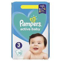 Scutece Pampers Active Baby 3 (6-10 kg) 70 buc