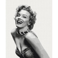 Картина по номерам BrushMe BS30974 40*50 cm (în cutie) Monroe care nu se uită