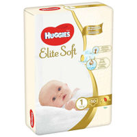 Scutece Huggies Elite Soft  Jumbo 1 (3-5 kg), 50  buc