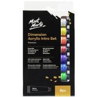Набор для творчества Mont Marte PMDA8181 Set de deminsiuni de acril 8x18ml