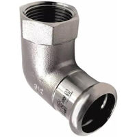 Запорная арматура Inox Pres Угольник из нержавеющей стали F 42x11/2" (56725)