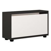Raft pentru încălțăminte Mobildor-Lux Leo 70x27x47H cm Anthracite/White