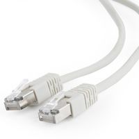 0.25m, FTP Patch Cord  Gray, PP22-0.25M, Cat.5E, Cablexpert, molded strain relief 50u" plugs