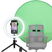 Кольцевая лампа Trust Maku+, 2-in-1 Streaming Kit Ring Light