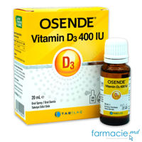 Vitamina D3 400 UI OSENDE spray-picaturi copii 20ml Tab Ilac