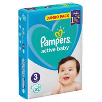 купить Pampers подгузники Jumbo 3, 5-9кг. 82шт в Кишинёве