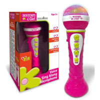 Музыкальная игрушка Bontempi 412072 Микрофон с световыми эфектами