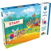 Головоломка Noriel NOR5298 Puzzle Povesti Iepurele si Broasca Testoasa