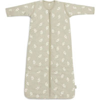 Lenjerie de pat pentru copii Jollein 016-541-67041 cu maneci detasabile Twig Olive Green, 90 cm