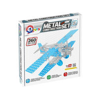 Конструктор Technok Toys (4791) Avion biplan, din metal (260pcs)