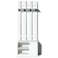 Mobilă pentru antreu Fabrik Home Tina frasin alb