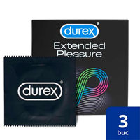 Prezervative cu anestetic Durex Extended Pleasure (3 buc)