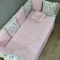Set lenjerie pentru pătuc Pampy Pink