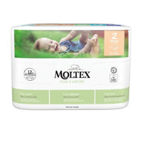 Гипоаллергенные эко-подгузники Moltex Nature Mini 2 (3-6 kg) 38 шт