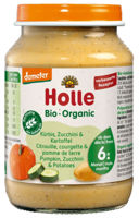 Пюре Holle Bio картофель, кабачок и тыква (6+ мес) 190 г