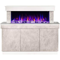 Șemineu electric ArtFlame Stefania & Dalas, 1150x1400x300 mm, Fildeş