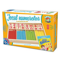 Настольная игра Jocul numerelor cu piese din lemn, код 41171