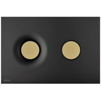 Кнопка смыва Alcaplast M1978-7 пластик черный/золотой мат