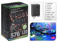 Luminite de Craciun "Dense" 576LED multicolore 3.5m, 8reg