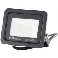Прожектор LED Market Flood Light DOB 10W, 3000K, LEIP-10W, IP66, 120*95*30mm