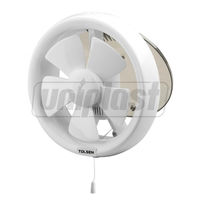 Ventilator rotund D.150 EXHAUSE FAN - 210 m³/h, 50 Hz, 15 W (cu fir)  TOLSEN