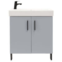 Шкаф под умывальник Bayro универсальный Vision под умыв. Stance 650 серый мат