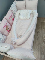 Комплект постельного белья в кроватку Pampy Pink + Babynest