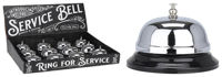 Декор Promstore 51347 Sonerie metalica pentru Receptie Hotel 8x6cm, argintie