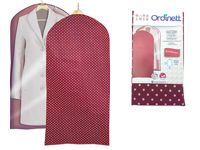 Чехол для одежды Ordinett Bordeaux 60X135cm тканевый, бордо