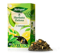 Ceai verde Herbapol with Lemon, 80 g