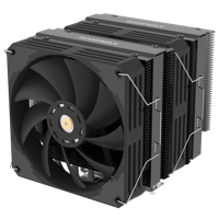 AC Gamemax "TWIN600 BK" (38.6dBA, 800-2500RPM, 88.2CFM, 2x120mm, 6x6mm, 250W, 1120g.)