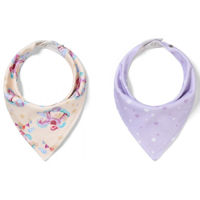 Bavețică BabyOno 0879/15 Barbite cu doua straturi (2buc) 0+ HORSES