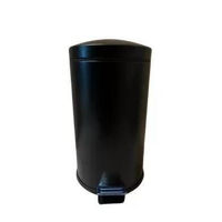 Урна для мусора Hydro S Tip 1 din oțel cu pedală, negru 8l 0430056