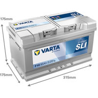 Автомобильный аккумулятор Varta 85AH 800A(EN) клемы 0 (315x175x175) S5 010 (585200080K262)