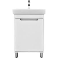 Dulap pentru lavoar Bayro Venus Neon 450 drept / alb structurat