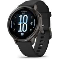 Fitness-tracker Garmin Venu 4 - 41 mm, Slate bezel with Black silicone band