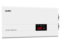 Stabilizer Voltage SVEN  SLIM AVR -2000 LCD, 1200W, Output sockets: 2 × CEE 7/4
