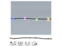 Огни новогодние "Нить" 720LED зел кабель, 54m, разноцв