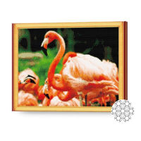 Картина по номерам Art Gallery GA72193 Mozaic cu diamante 40x50cm Flamingo minunati